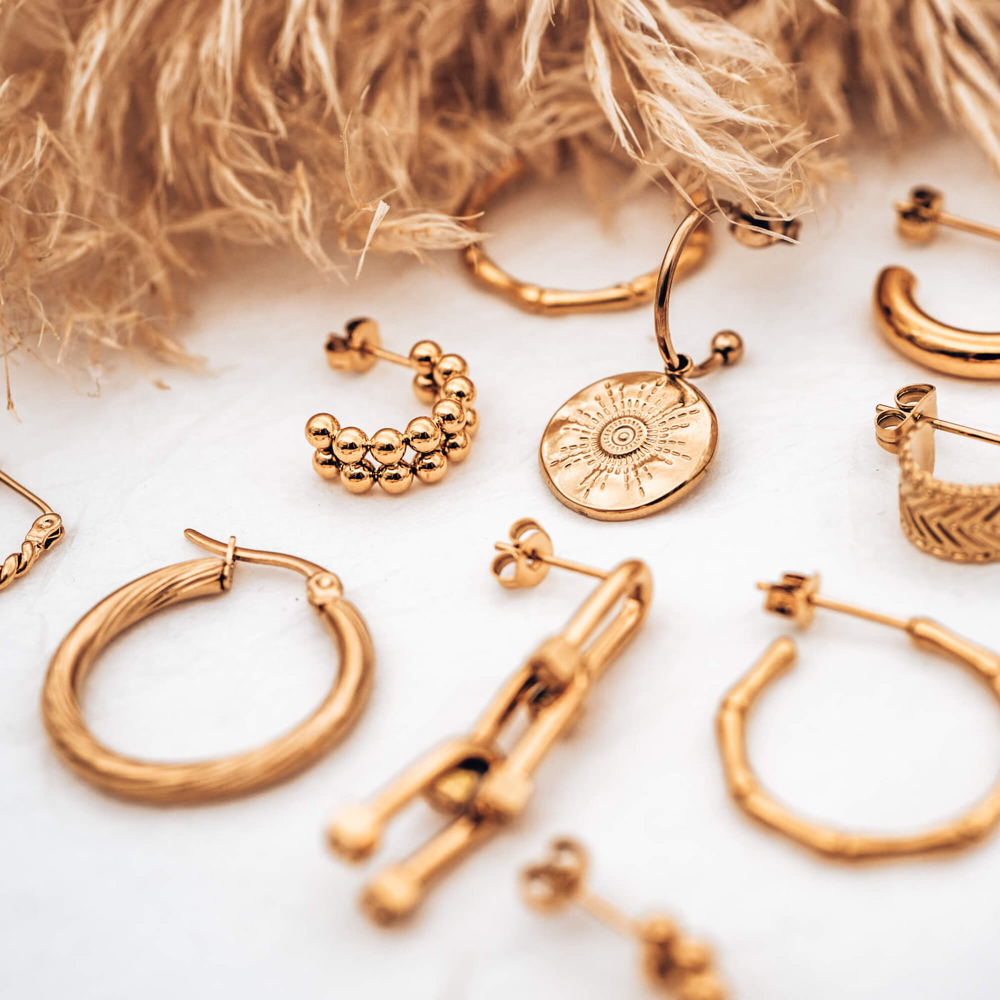 Dottie Double Hoops