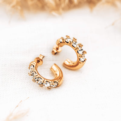 Pure Sparkle Hoops