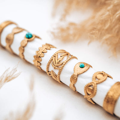 Golden Leaf Ring
